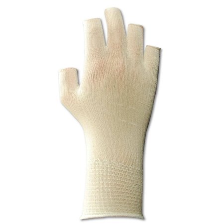 Magid KnitMaster HalfFinger Machine Knit Nylon Gloves, 12PK 20NY-L